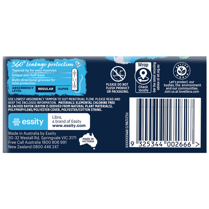 Libra Body Fit Regular Tampons 16 pack