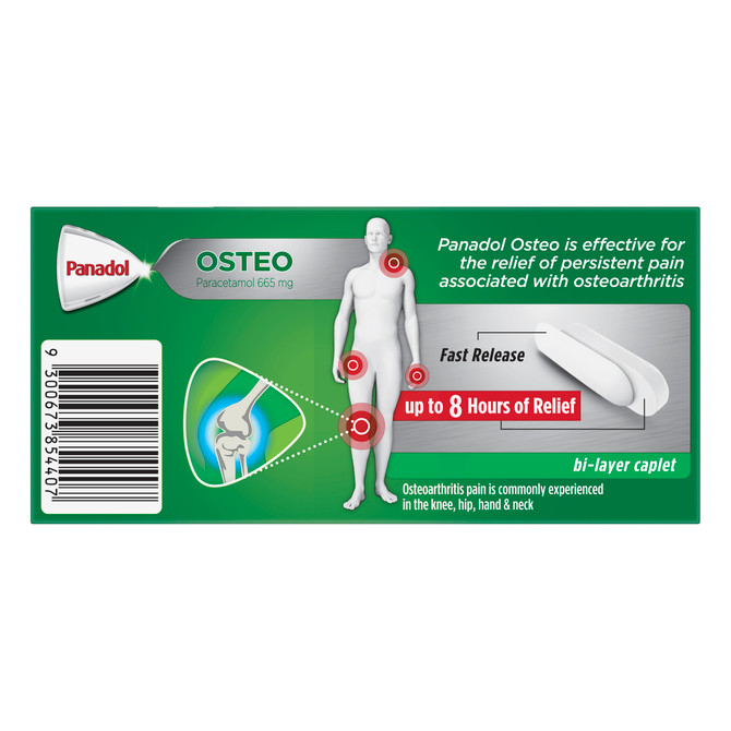 Panadol Osteo for Osteoarthritis 96 Caplets