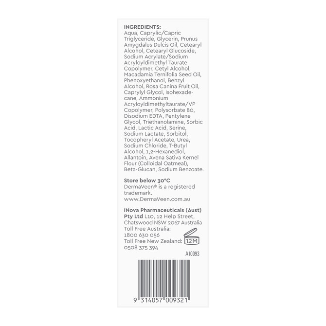DermaVeen Hydrating Facial Moisturiser 75mL
