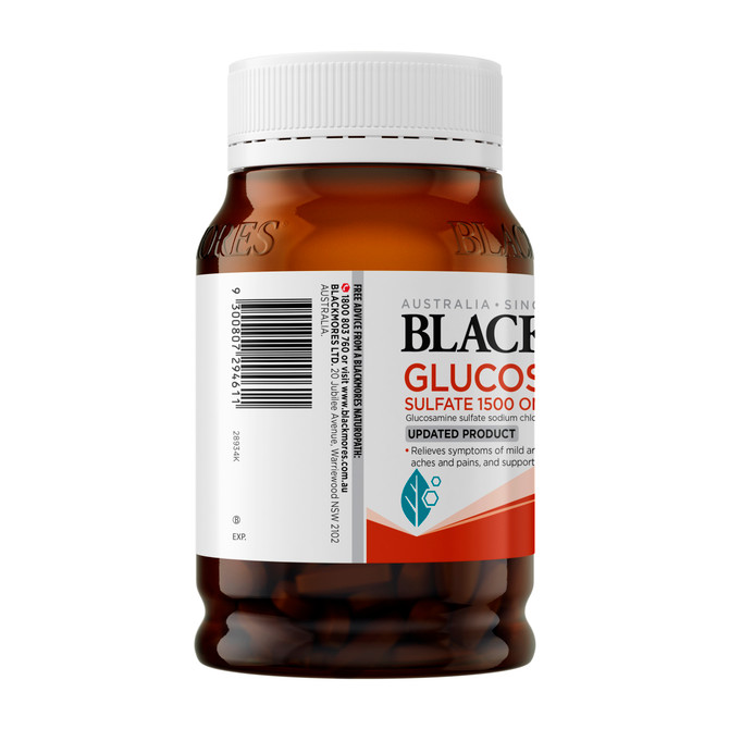 Blackmores Glucosamine Sulfate 1500 One-A-Day 180 Tablets
