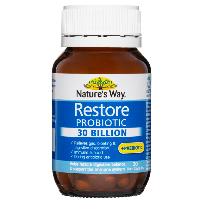 Nature's Way Restore Probiotic 30 Billion 30s