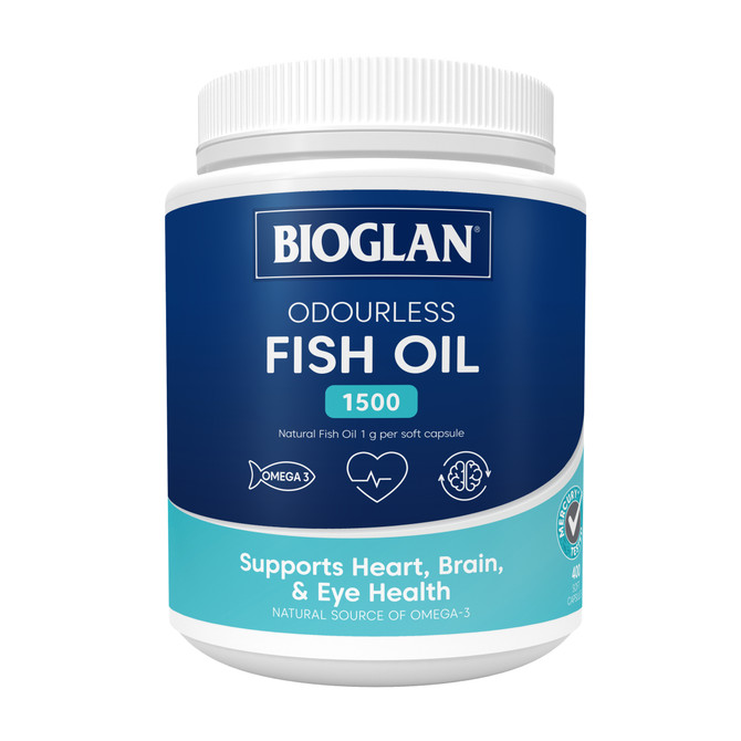 Bioglan Odourless Fish Oil 1500mg 400s