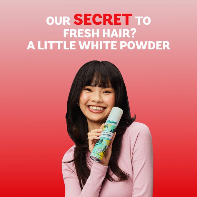 Batiste Cherry Dry Shampoo | Floral Fragrance | Instant Hair Refresh | 200 mL