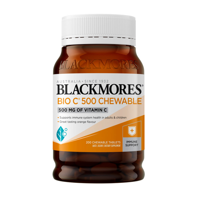 Blackmores Bio C 500 Chewable 200 Tablets