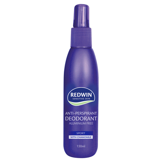 Redwin Sensitive Skin Pump Deodorant 150ml - Aluminium Free