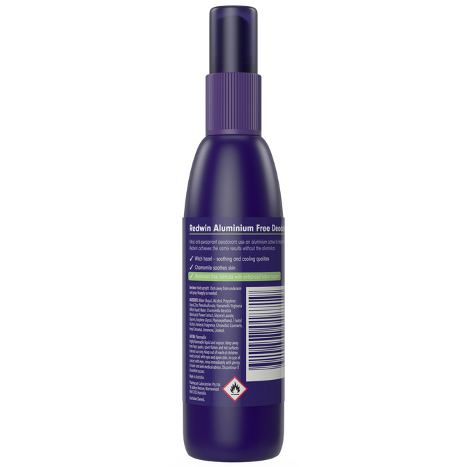 Redwin Sensitive Skin Pump Deodorant 150ml - Aluminium Free
