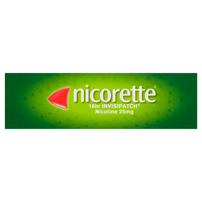 Nicorette Quit Smoking Nicotine 16 Hour Invisipatch Step 1 28 Pack
