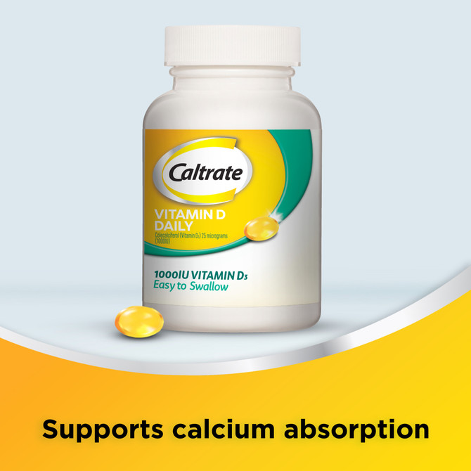 Caltrate Vitamin D Daily 180 Soft Capsules