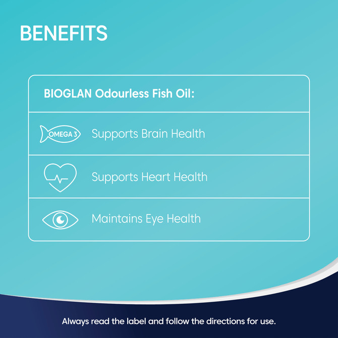 Bioglan Odourless Fish Oil 1000mg 400s