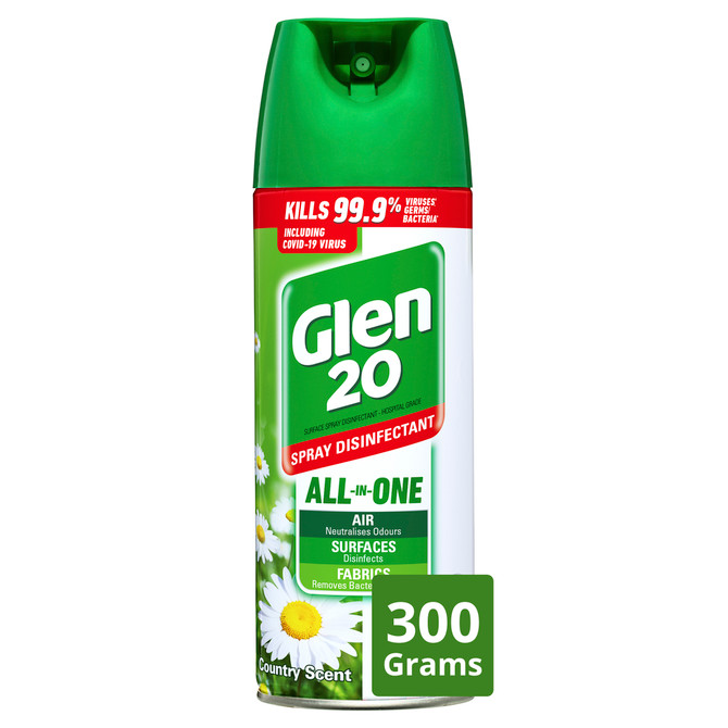 Glen 20 Spray Disinfectant All-In-One Country Scent 300g