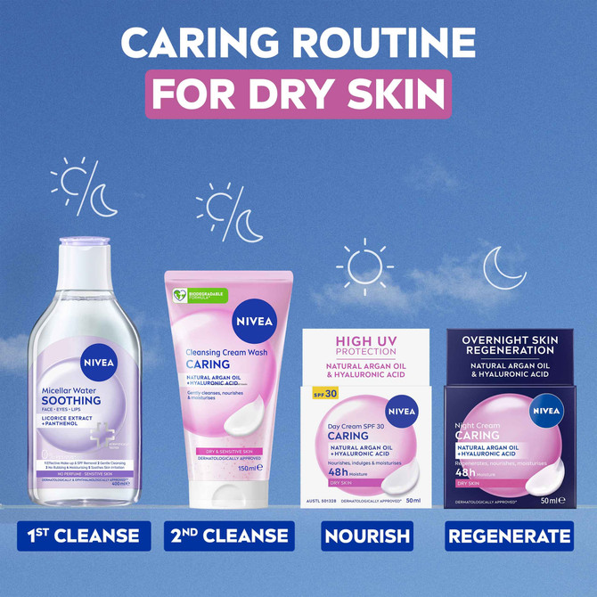 NIVEA Caring Cleansing Cream Wash 150ml 