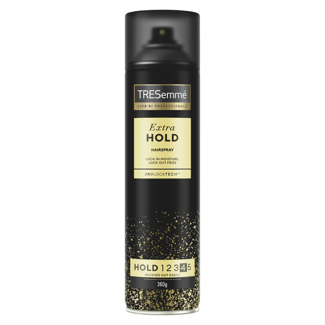 TRESemmé Hairspray for a humidity-resistant, flexible hold Extra Hold water-free styling spray 360 g