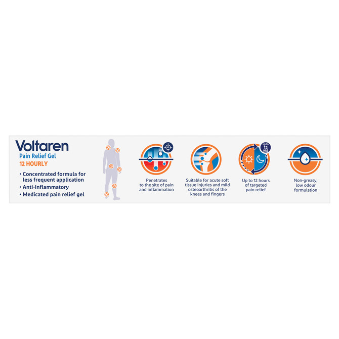 Voltaren Pain Relief Gel 12 Hourly 150g