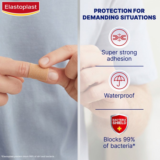 Elastoplast Extra Tough Waterproof 15 Pack 