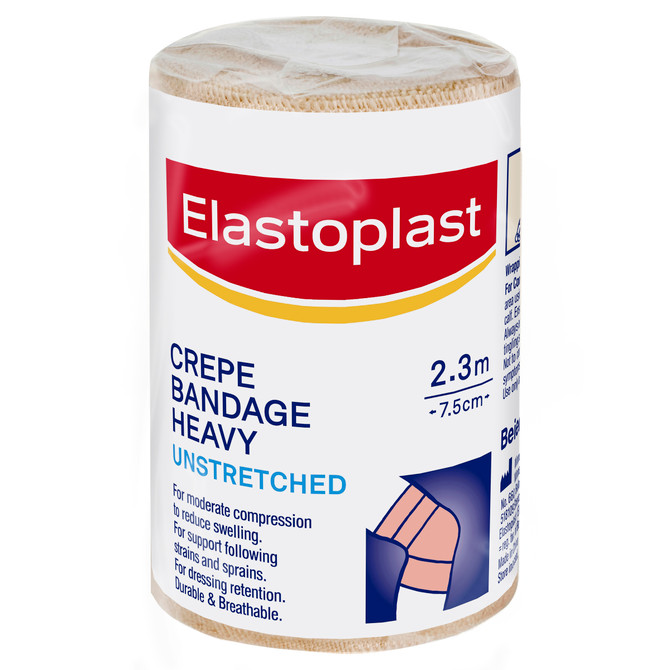Elastoplast Bandage Crepe Unstretched 7.5cm x 2.3m