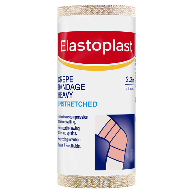 ELASTOPLAST HW CREPE BANDAGE 10CM X 2.3M