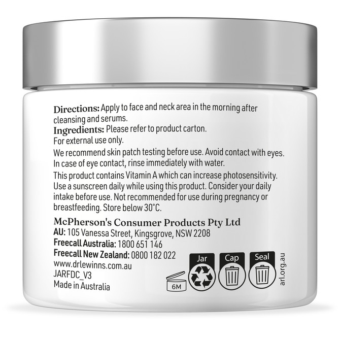 Dr LeWinn's Hydrate + Nourish Day Cream Moisturiser 113g