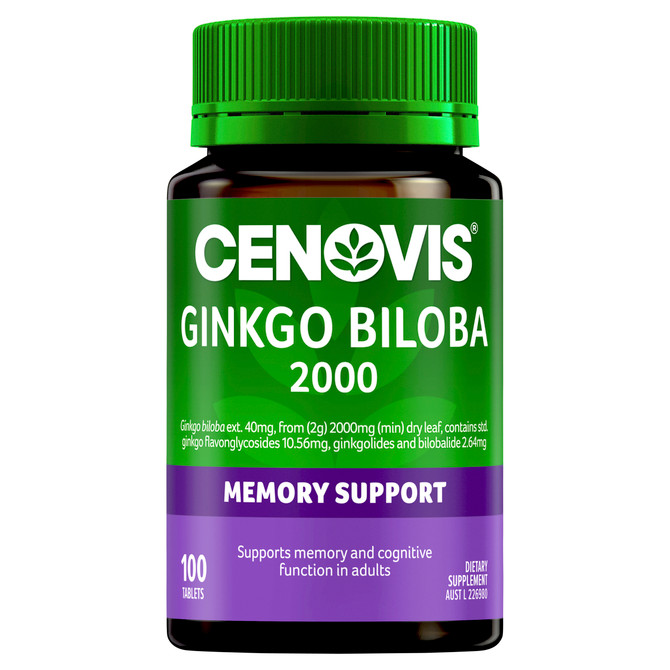 Cenovis Gingko Biloba 2000 100 Tablets