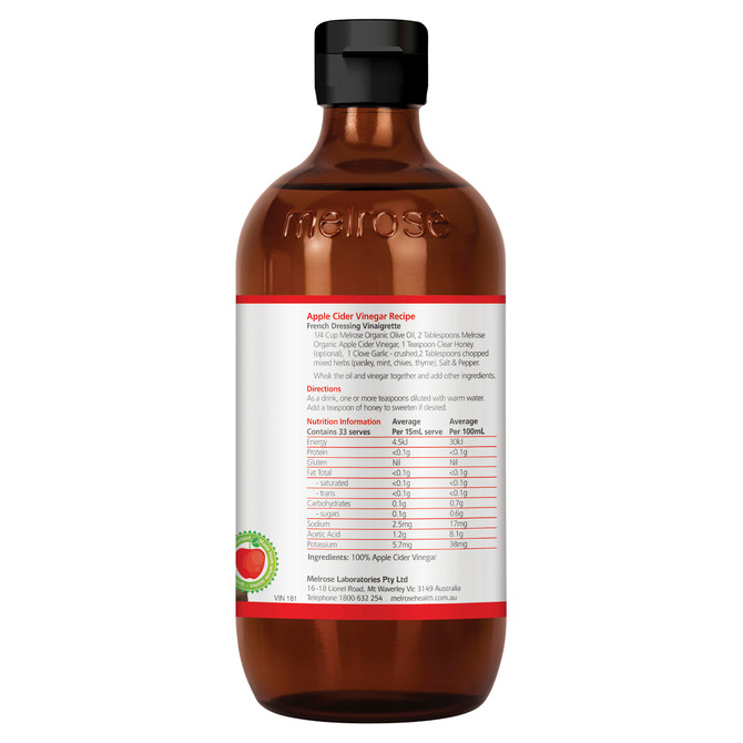 Melrose Apple Cider Vinegar Double Strength 500mL