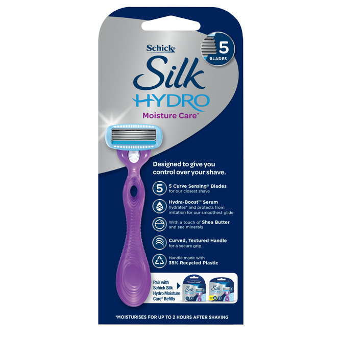 Schick Silk Hydro Moisture Care* Razor Kit +2