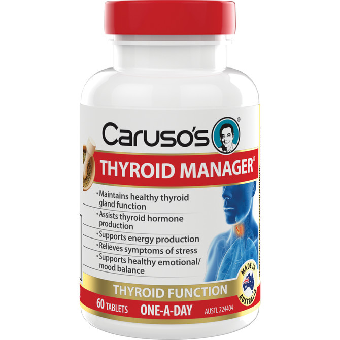 Caruso's Thyroid Manager® 60 Tablets