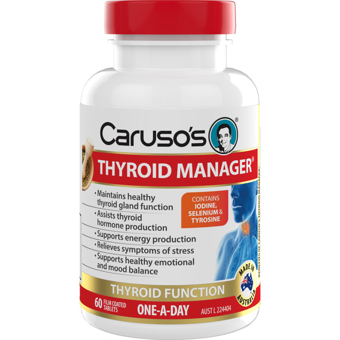 Caruso's Thyroid Manager® 60 Tablets