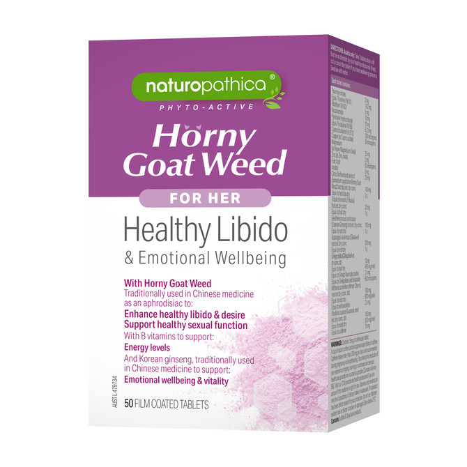 Naturopathica Phyto-Active Horny Goat Weed For Her 50s