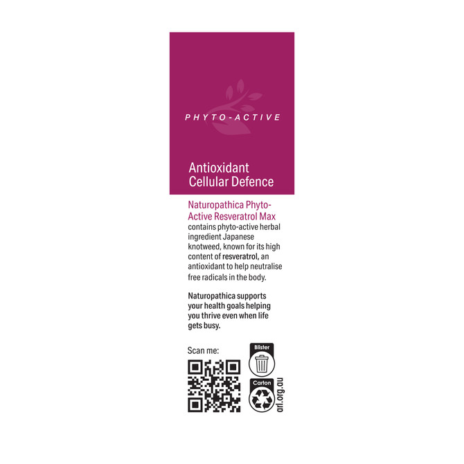 Naturopathica Phyto-Active Resveratrol Max 30s
