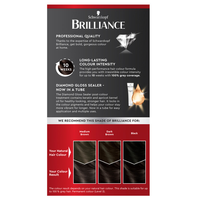 Schwarzkopf Brilliance 88 Dark Brown Allure