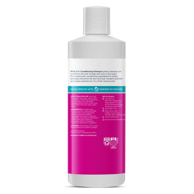 PAW 2in1 Conditioner and Shampoo 500mL