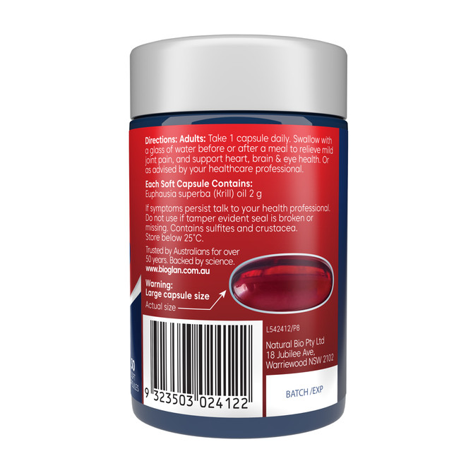 Bioglan Red Krill Oil Ultra Strength 2000mg 30s