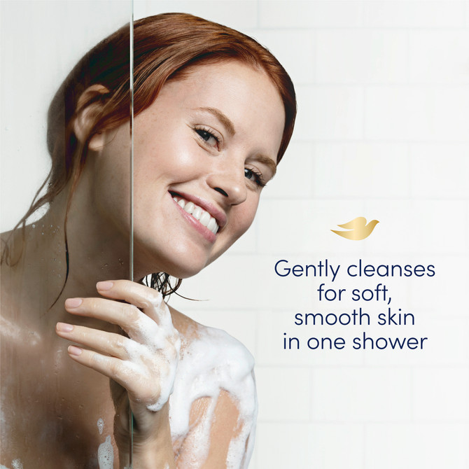 Dove  Body Wash Gentle Cleansing for Soft Skin Fresh Care Shower Gel with 0% Sulfate SLES 1 L