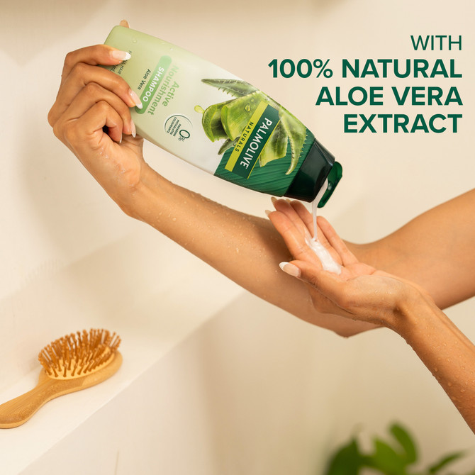 Palmolive Naturals Hair Shampoo, 350mL, Active Nourishment with Natural Aloe Vera Extract