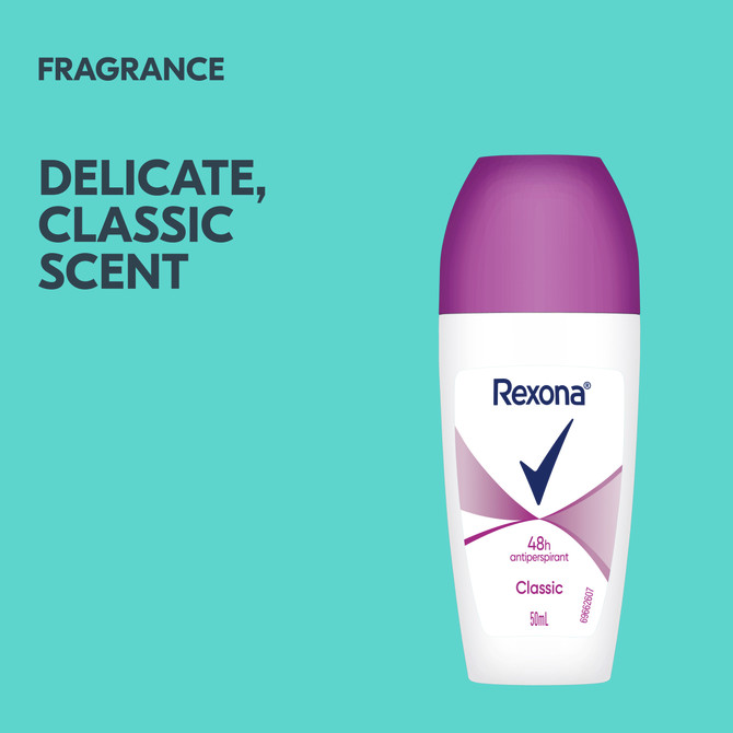 REXONA 48H PROTECTION ANTIPERSPIRANT ROLL ON CLASSIC 50 ML