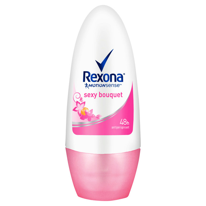 Rexona Women Antiperspirant Roll On Deodorant Sexy Bouquet for up to 48 hours protection from sweat 50ml 1