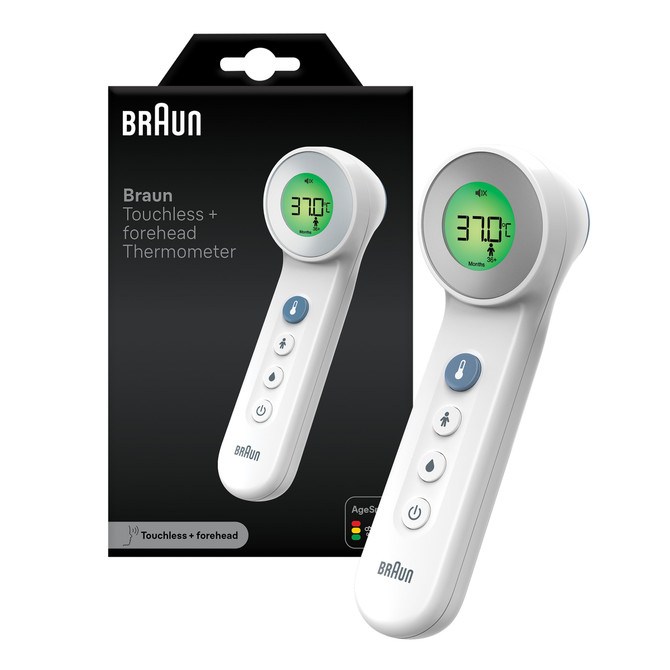 Braun Touchless + Forehead Thermometer