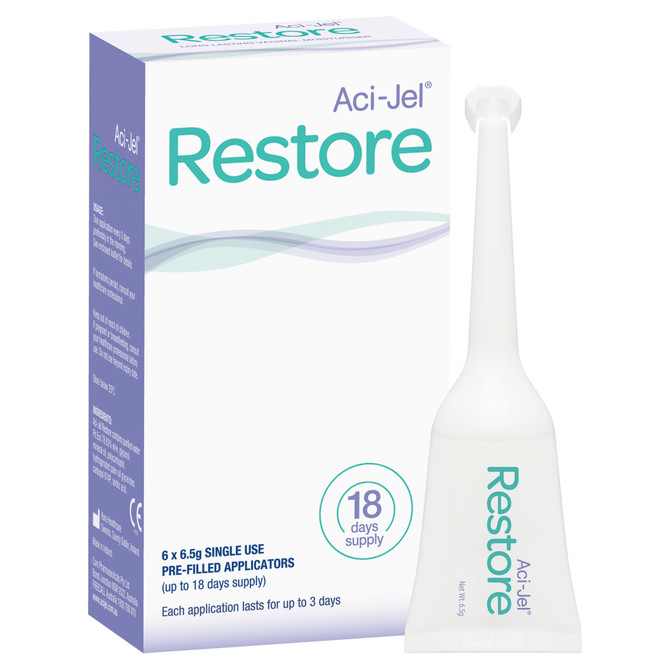 Aci-Jel Restore Vaginal Moisturiser 6 x 6.5g