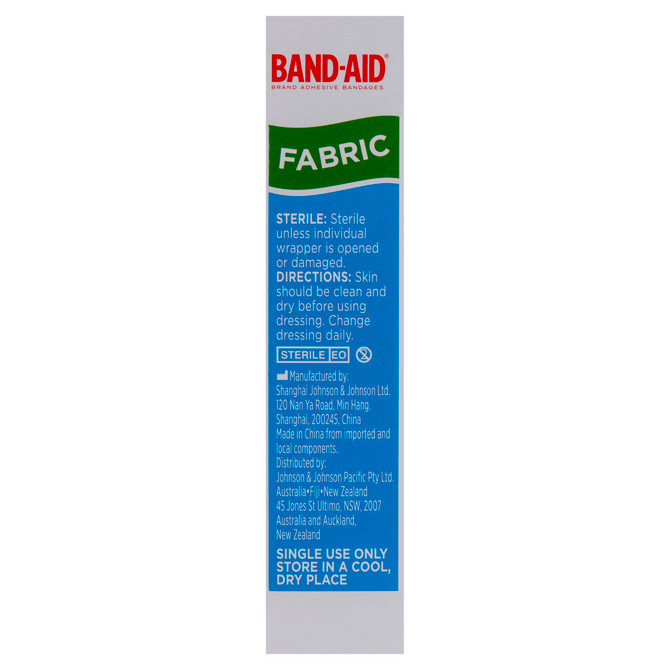 Band-Aid Fabric Full Width Pad 24 Pack