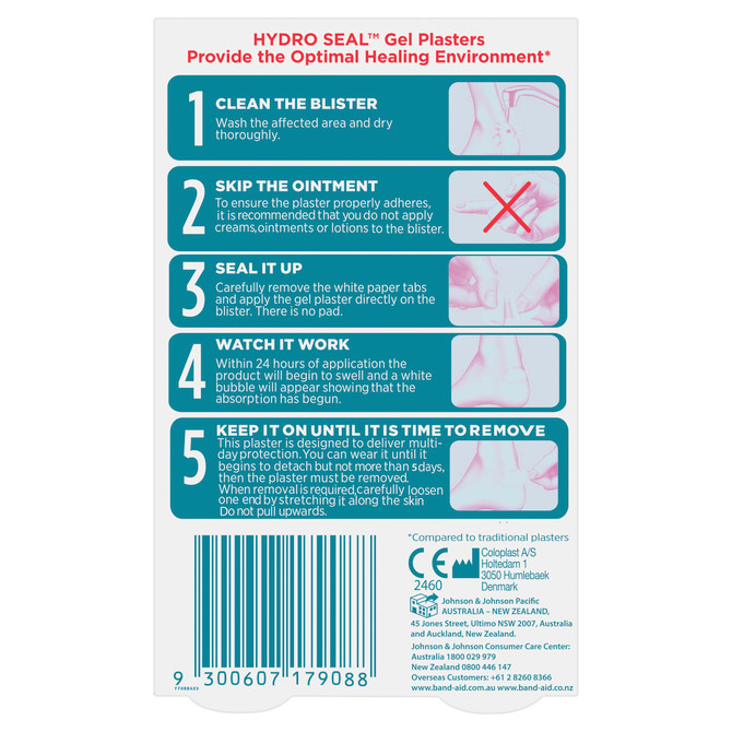 Band-Aid Advanced Healing Hydro Seal Blister Block 4 Pack