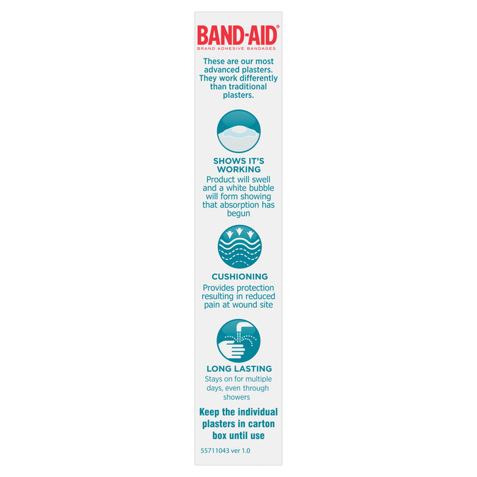 Band-Aid Advanced Healing Hydro Seal Blister Block 4 Pack