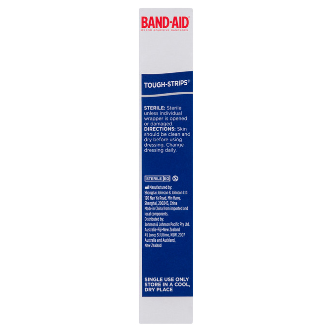 Band-Aid Tough Strips Extra Large Fabric 10 Pack