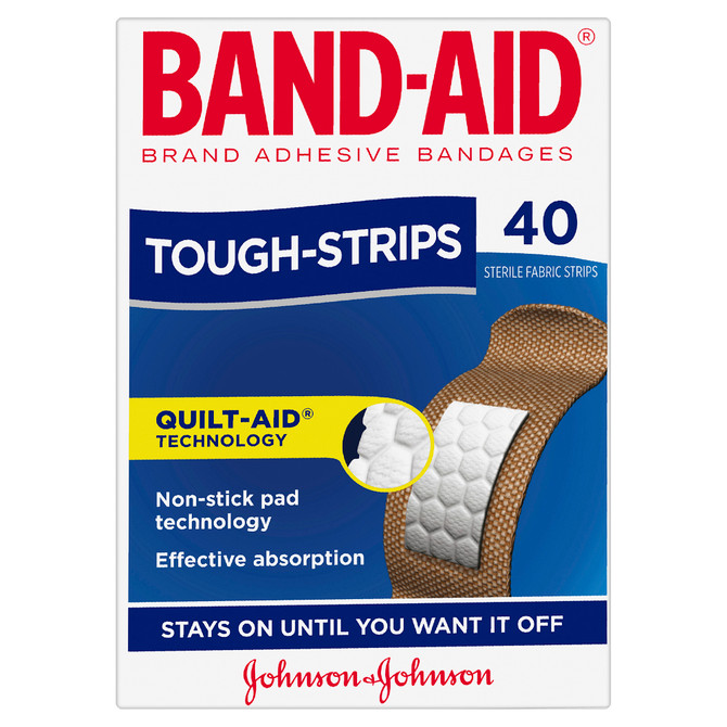 Band-Aid Tough Strips 40 Pack