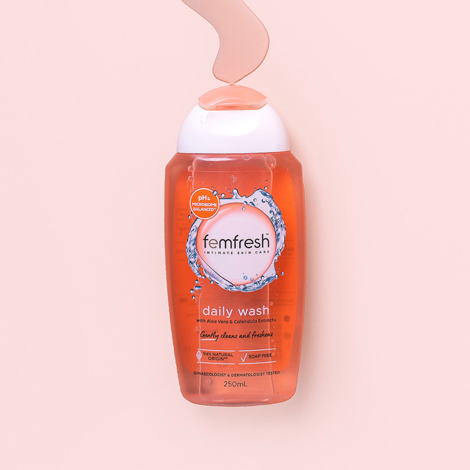 femfresh Daily Soap-free Intimate Wash with Aloe Vera & Calendula Extracts 250mL