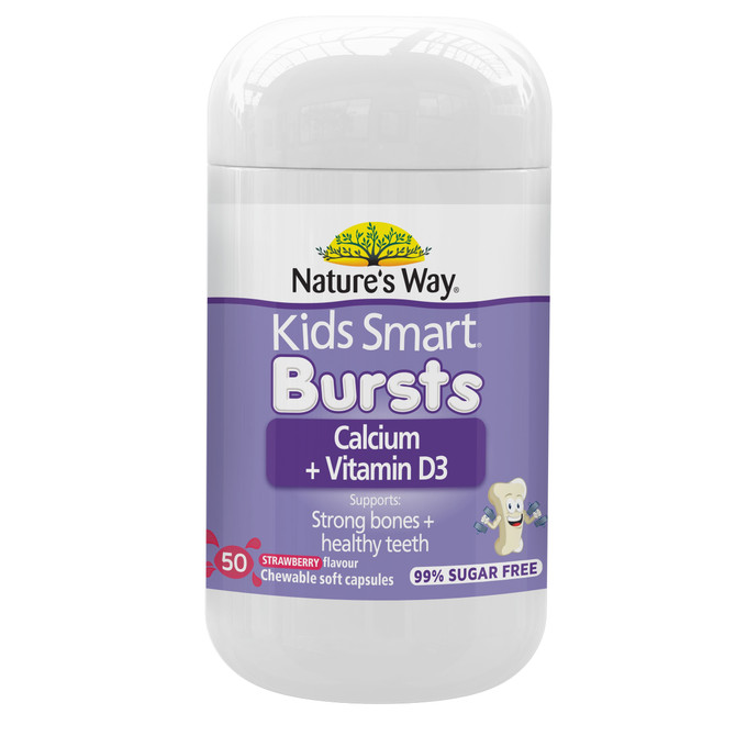 Nature's Way Kids Smart Bursts Calcium + Vitamin D3