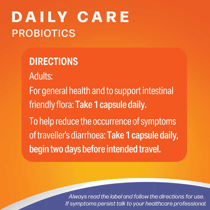 GastroHealth Gut Function & Care Daily Care Probiotics 90s