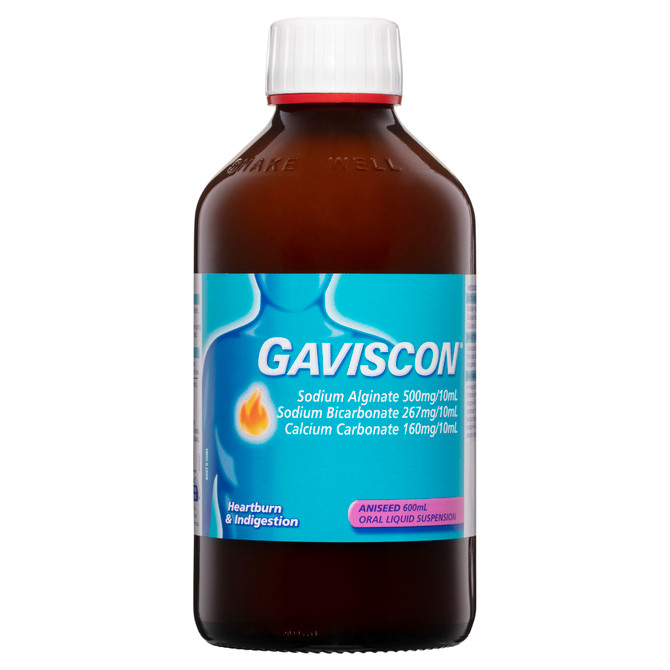 Gaviscon Core Aniseed Liquid Heartburn & Indigestion Relief 600ml