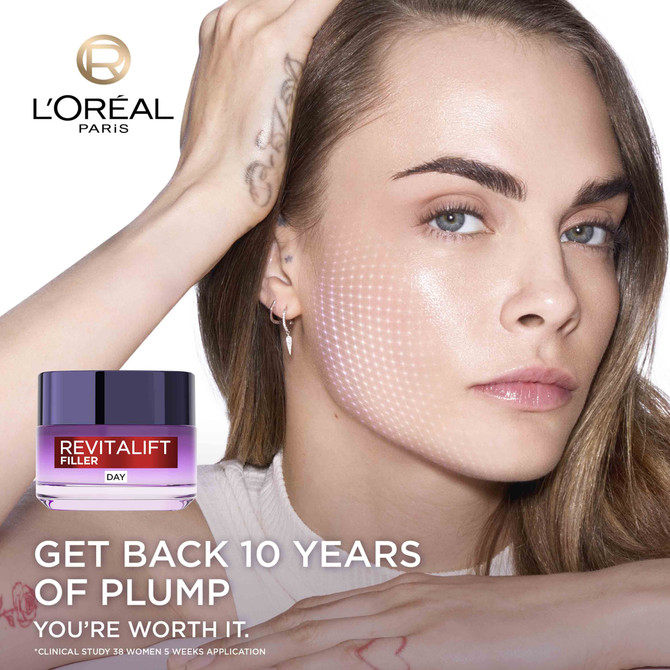 L'Oreal Revitalift Filler Replumping Day Moisturiser 50mL