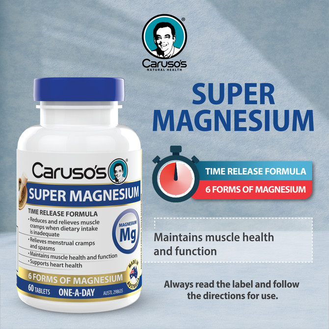 Caruso's Super Magnesium 60 Tablets