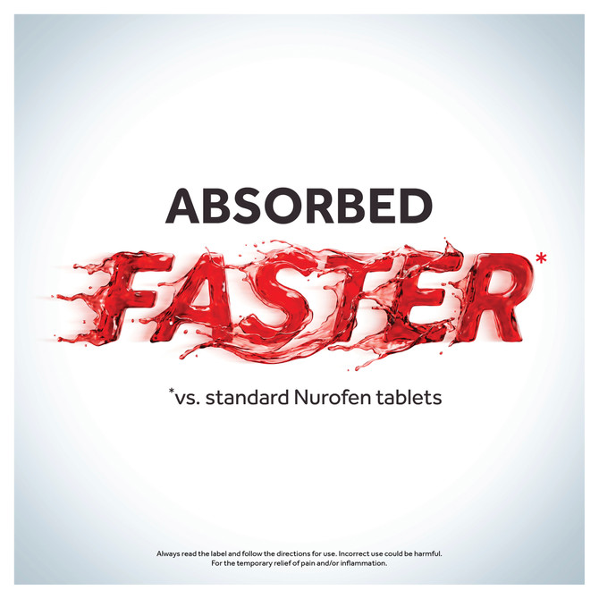 Nurofen Zavance Fast Pain Relief Liquid Capsules 200mg Ibuprofen 80 Value Pack