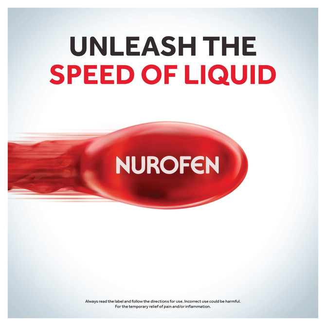 Nurofen Zavance Fast Pain Relief Liquid Capsules 200mg Ibuprofen 80 Value Pack